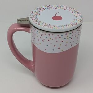 Davidstea Nordic Mug Cupcake Sprinkles Pink Cherry  David's Tea